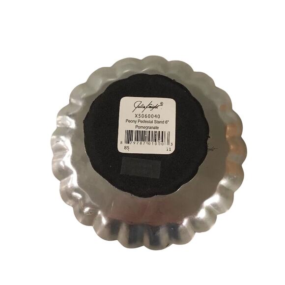 JULIA KNIGHT PEONY POMEGRANATE 6" PEDESTAL STAND - RETIRED - Picture 4 of 7